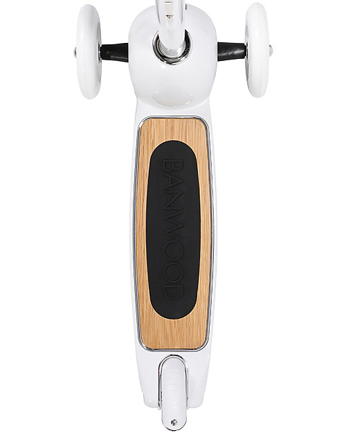 Banwood Scooter with Removable Basket - White - from 3 Years Up to 50 kg Scooters