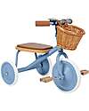 Banwood Wood and Vegan Leather Baby Trike - Blue - From 2 years old Tricycles