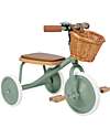 Banwood Wood and Vegan Leather Baby Trike - Forest - From 2 years old Tricycles