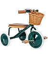 Banwood Wood and Vegan Leather Baby Trike - Green - From 3 years old Tricycles