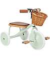 Banwood Wood and Vegan Leather Baby Trike - Mint - From 2 years old Tricycles