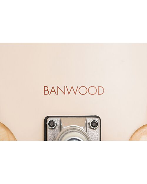 Banwood Wooden Skateboard - Cream - from 3 Years Bycicles