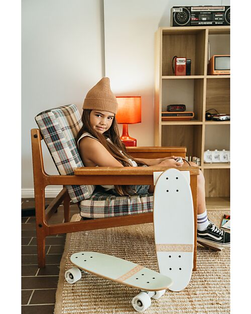 Banwood Wooden Skateboard - Mint - from 3 Years Bycicles