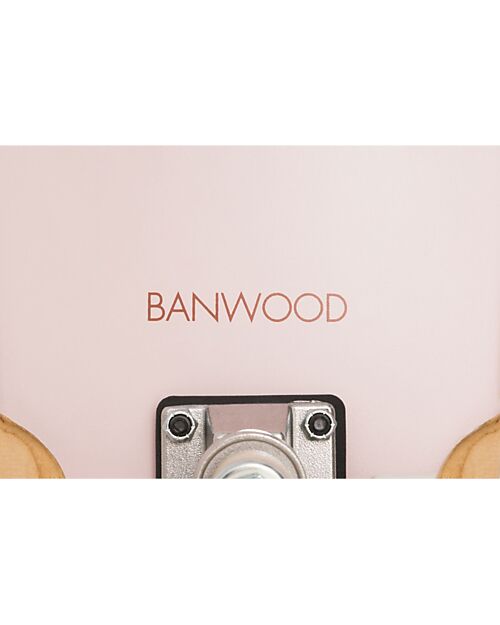 Banwood Wooden Skateboard - Pink - from 3 Years Bycicles