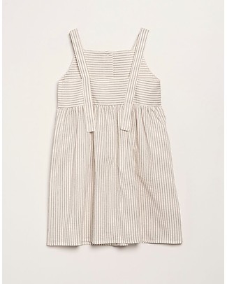 Barn of Monkeys Dress with Straps and Bottons - 100% organic cotton Dresses_