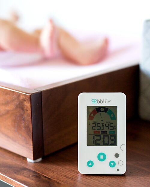 Bblüv 2 in 1 Digital Thermometer/Hygrometer - Igro - White Nightlights