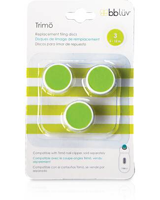 Bblüv 3 Pack Replacement Filling Discs for Trimö Eletric Nail Trimmer - 6-12 Months Kit Toilette Baby