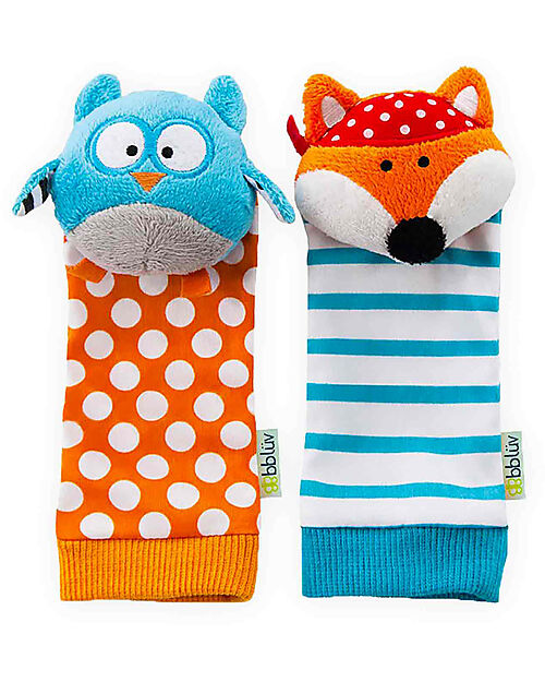 Bblüv Foot Finders Düo - Owl and Fox Socks