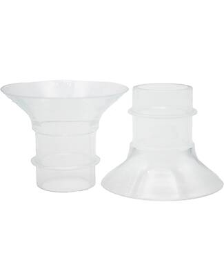 Bblüv Mumflöw Breast Pump Adapter Cups - 2 Spare Parts - 19 mm Electric Breast Pumps