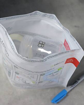 Bblüv Pack of 6 Microwave Sterilization Bags Steäm - Up to 20 Uses per Bag Toothbrush