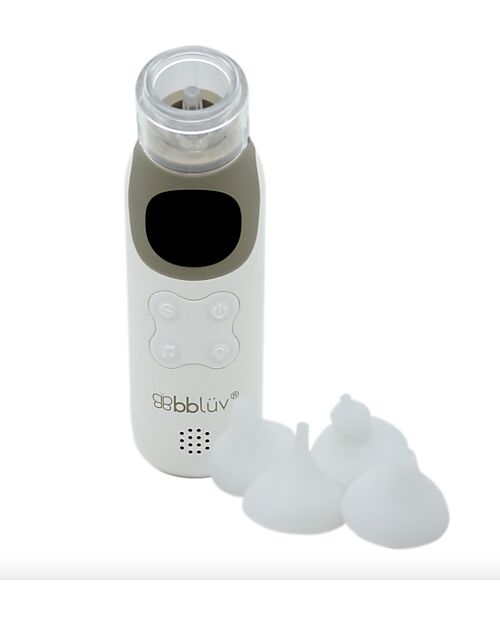 Bblüv Rechargeable Nasal Aspirator Rinö Pro - White - 5 Speeds Nasal Aspirator