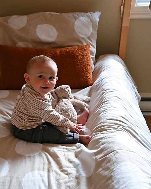 Bblüv Set of 2 Inflatable Bed Rails - Easy to Inflate Beech Bed