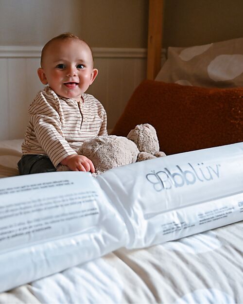 Bblüv Set of 2 Inflatable Bed Rails - Easy to Inflate Beech Bed