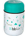 Bblüv Stainless Steel Food Jar Foöd with Spoon - 300 ml - Aqua Thermal Containers