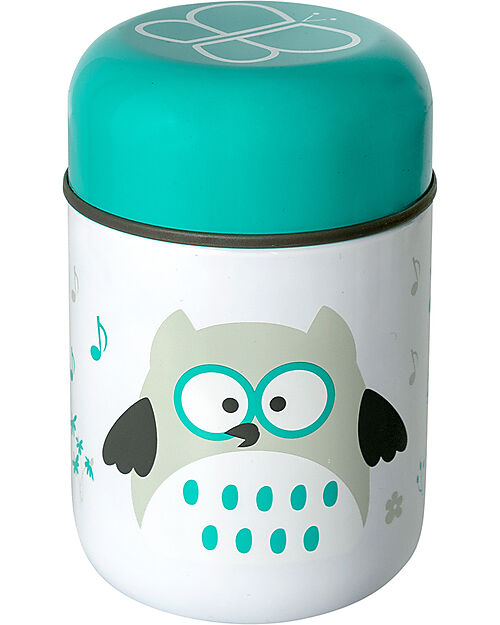 Bblüv Stainless Steel Food Jar Foöd with Spoon - 300 ml - Aqua Thermal Containers