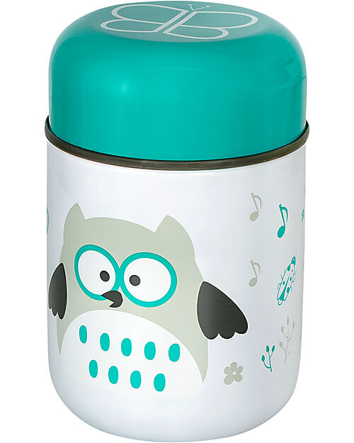 Bblüv Stainless Steel Food Jar Foöd with Spoon - 300 ml - Aqua Thermal Containers