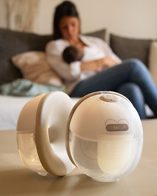 Bblüv Wearable Breast Pump - Heating Function - Pack of 2 Electric Breast Pumps