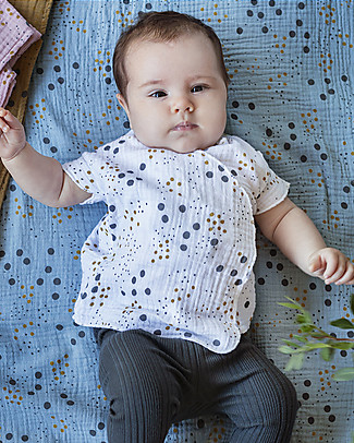 Bean's Barcelona Asymmetric T-shirt Pine - White - Organic chiffon T-Shirts And Vests