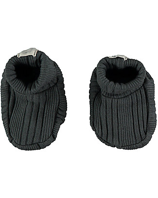 Bean's Barcelona Baby Ribbed Shoes Gardenia - Anthracite Shoes