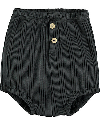 Bean's Barcelona Ribbed Bloomers Wheat - Anthracite - Organic Cotton Shorts