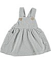 Bean's Barcelona Striped Summer Dress Squid - White - 100% organic cotton Dresses_