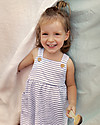 Bean's Barcelona Striped Summer Dress Squid - White - 100% organic cotton Dresses_