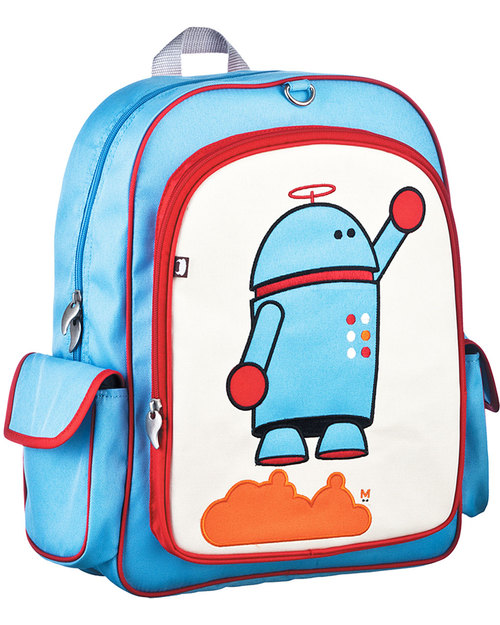 Beatrix NY Big Kid Backpack Alexander the Robot - Durable, PVC and BPA free! (perfect for school/Ages 5-10!) Backpack