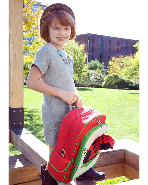 Beatrix NY Big Kid Backpack Juju the Ladybird - Durable, PVC and BPA free! (perfect for school/Ages 5-10!) Backpack