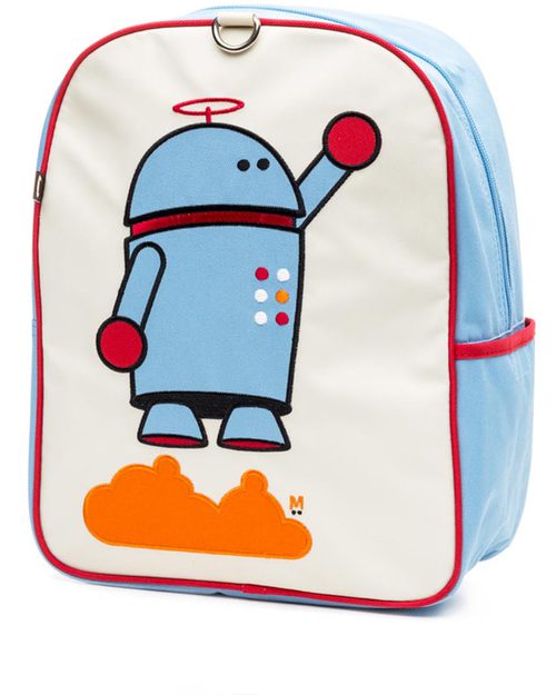 Beatrix NY Little Kid Backpack Alexander the Robot - durable, PVC and BPA free! (perfect for Ages 2-4) Kindergarten Backpacks