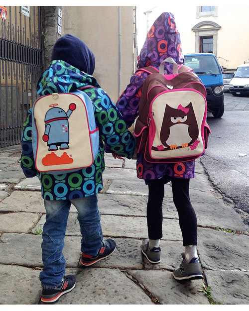 Beatrix NY Little Kid Backpack Alexander the Robot - durable, PVC and BPA free! (perfect for Ages 2-4) Kindergarten Backpacks