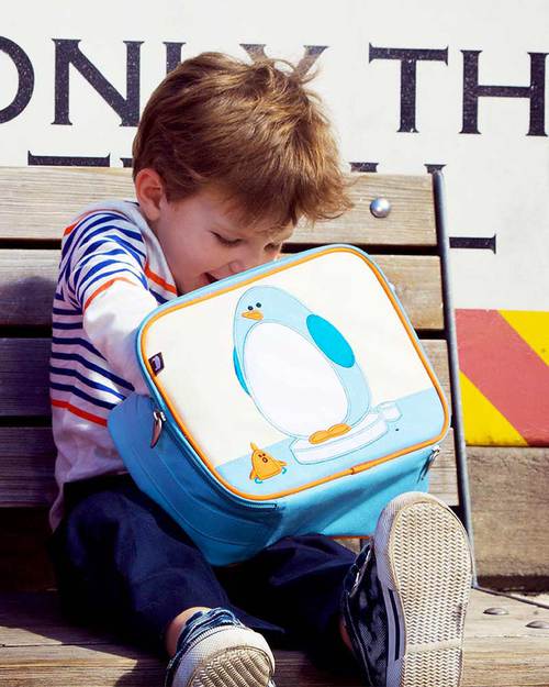 Beatrix NY Mochi the Penguin Insulated Lunch Box - Durable and Safe (BPA and PVC Free) Kindergarten Backpacks