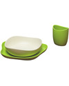 BecoThings Eco Feeding Set - Green (Completely Biodegradable) Meal Sets