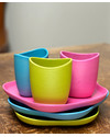 BecoThings Eco Feeding Set - Green (Completely Biodegradable) Meal Sets