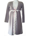 Belabumbum Starlit Maternity Robe - Grey/Pink Robes