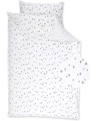 Bemini Toddler bedding Set 100x140 cm - Scandinavian Print - 100% cotton Duvet Sets