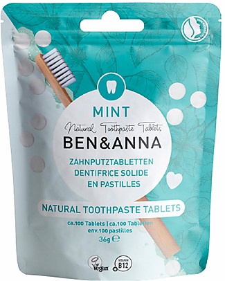 Ben & Anna Natural Toothpaste Tablets - Mint - 36 gr Toothpaste