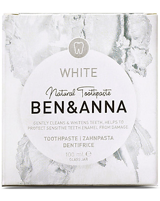 Ben & Anna Toothpaste Whitening - 100 ml Toothpaste and Toothbrush