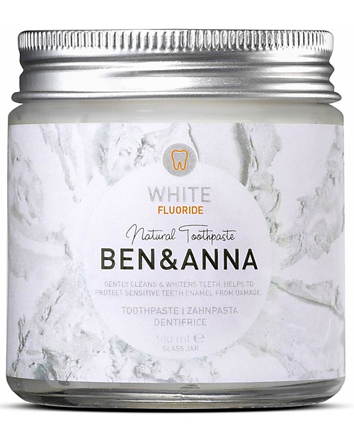 Ben & Anna Toothpaste Whitening with Fluoride- 100 ml Toothpaste