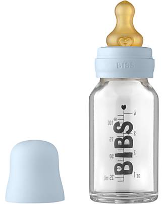 BIBS Baby Bottle Complete Set - Sage - 110ml Recyclable and