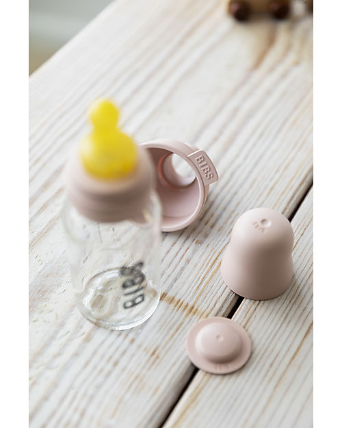 BIBS Baby Bottle Complete Set - Blush - 225ml Recyclable and Dishwasher  safe! - New Design unisex (bambini)