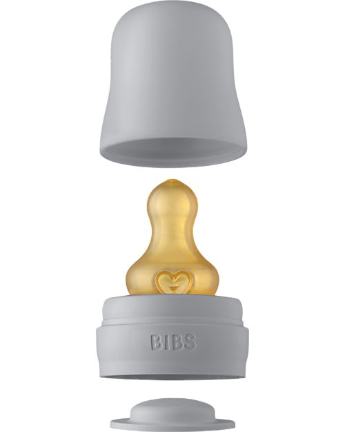 BIBS Baby Bottle Complete Set - Cloud - 110 ml Recyclable and Dishwasher safe! - New Design Baby Bottles