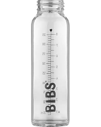 Bibs Baby Bottle Complete Set - Ivory - 225ml Recyclable and Dishwasher safe! - New Design Baby Bottles