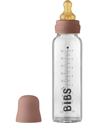 BIBS Baby Bottle Complete Set - Blush - 225ml Recyclable and