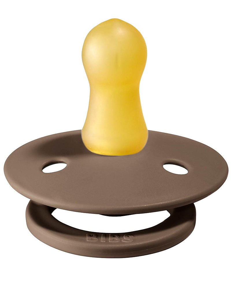 Bibs Bibs Colour Pacifier Dark Oak Natural Rubber Teat Made in