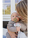BIBS Boheme Pacifier - Round Nipple in Latex - Khaki - BPA & PVC Free Dummies & Soothers