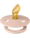 BIBS Colour Pacifier - Anatomical Nipple in Latex - Blush - BPA & PVC Free Dummies & Soothers
