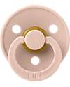 BIBS Colour Pacifier - Anatomical Nipple in Latex - Blush - BPA & PVC Free Dummies & Soothers