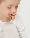BIBS Colour Pacifier - Round Nipple in Latex - Blush - BPA & PVC Free Dummies & Soothers