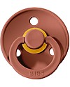 BIBS Colour Pacifier - Round Nipple in Latex - Set of 2 - Woodchuck and Hunter Green - BPA & PVC Free Dummies & Soothers