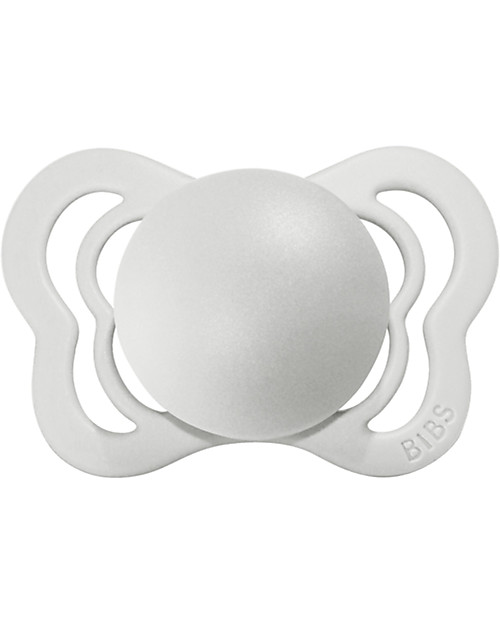 BIBS Couture Pacifier - Anatomical Nipple in Latex - Set of 2 - Haze and Blossom - BPA & PVC Free Dummies & Soothers